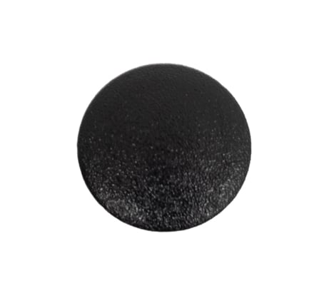 Декоративная заглушка 10 мм, черная, 35 шт, пакет Zitar 108876