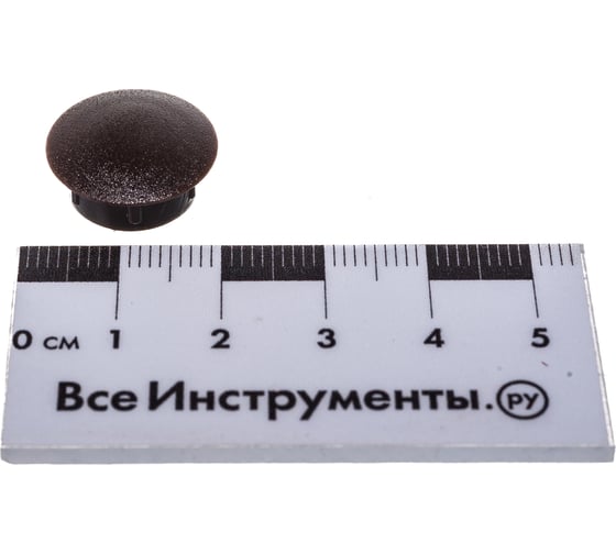 Декоративная заглушка Tech-Krep/Zitar 14 мм темно-коричневая 30 шт - пакет 108891