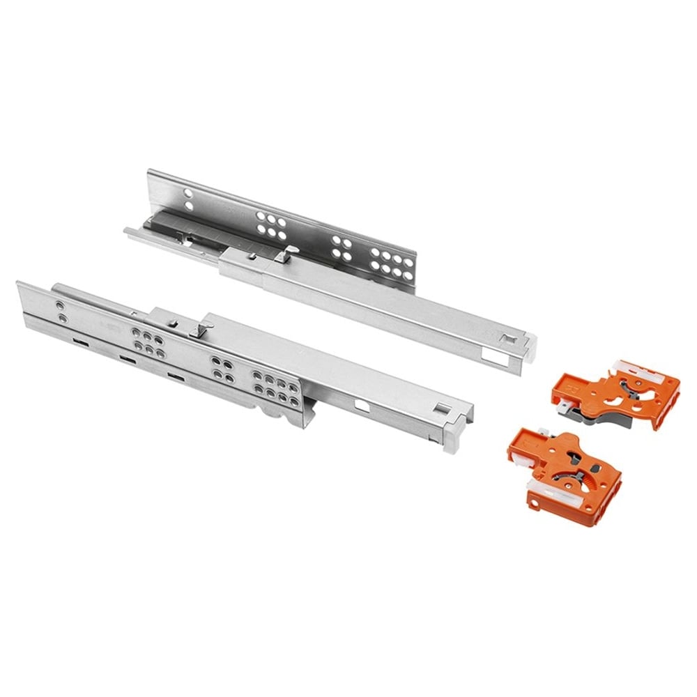 Направляющие полного выдвижения GTV MODERN SLIDE L-350 с выталкивателем ...