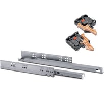 Направляющие полного выдвижения GTV MODERN SLIDE L-400 с доводчиком PB-0SHX-400-A