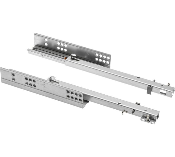 Направляющие неполного выдвижения GTV MODERN SLIDE L-600 с доводчиком PB-G10HX600-H