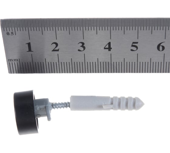 Зеркалодержатель Tech-Krep/Zitar d17мм пластик №9 черный 4шт - пакет 127524