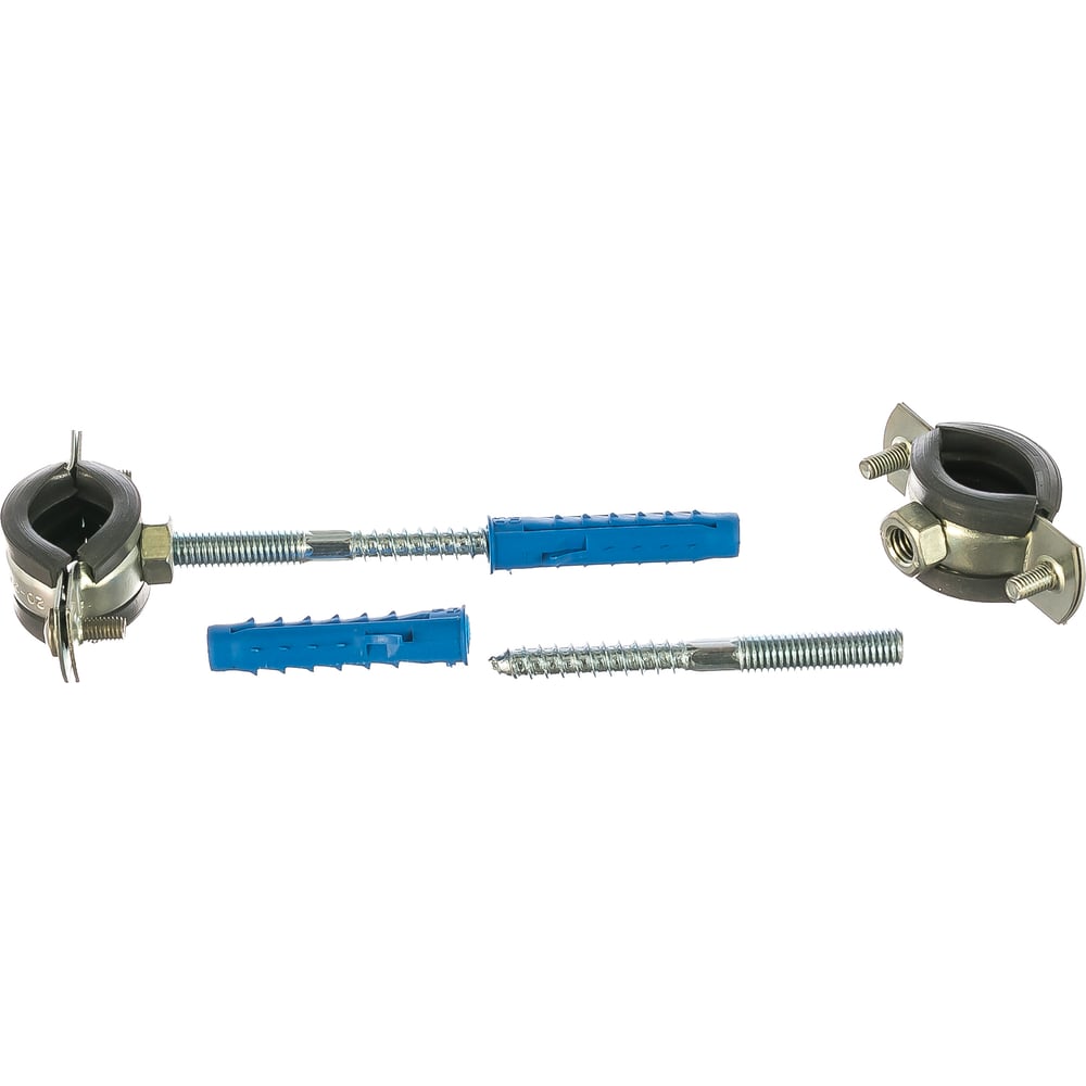 Хомут с резиновым уплотнителем, шурупом и дюбелем Tech-Krep 1/2, 20 ...