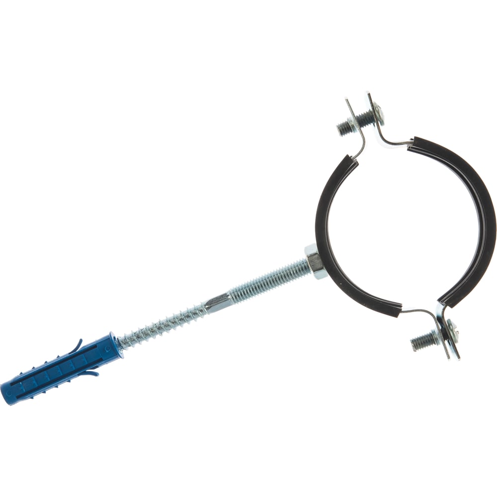 Хомут с резиновым уплотнителем, шурупом и дюбелем Tech-Krep 2, 59-63мм ...