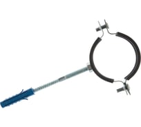 Хомут с резиновым уплотнителем, шурупом и дюбелем Tech-Krep 2, 59-63мм - пакет 136977