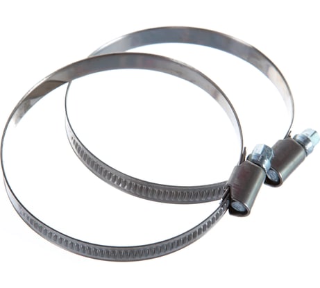 Обжимной хомут из нержавеющей стали Tech-Krep 60х80 2шт - ярлык 104051