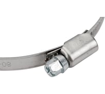 Обжимной хомут из нержавеющей стали 80x100 мм, 2 шт, ярлык Zitar 104053