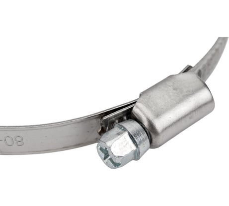 Обжимной хомут из нержавеющей стали 80x100 мм, 2 шт, ярлык Zitar 104053