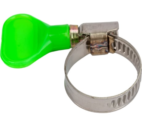 Хомут обжимной из нержавеющей стали с бабочкой, 12-22 мм, 1 шт на ярлыке Zitar 112844