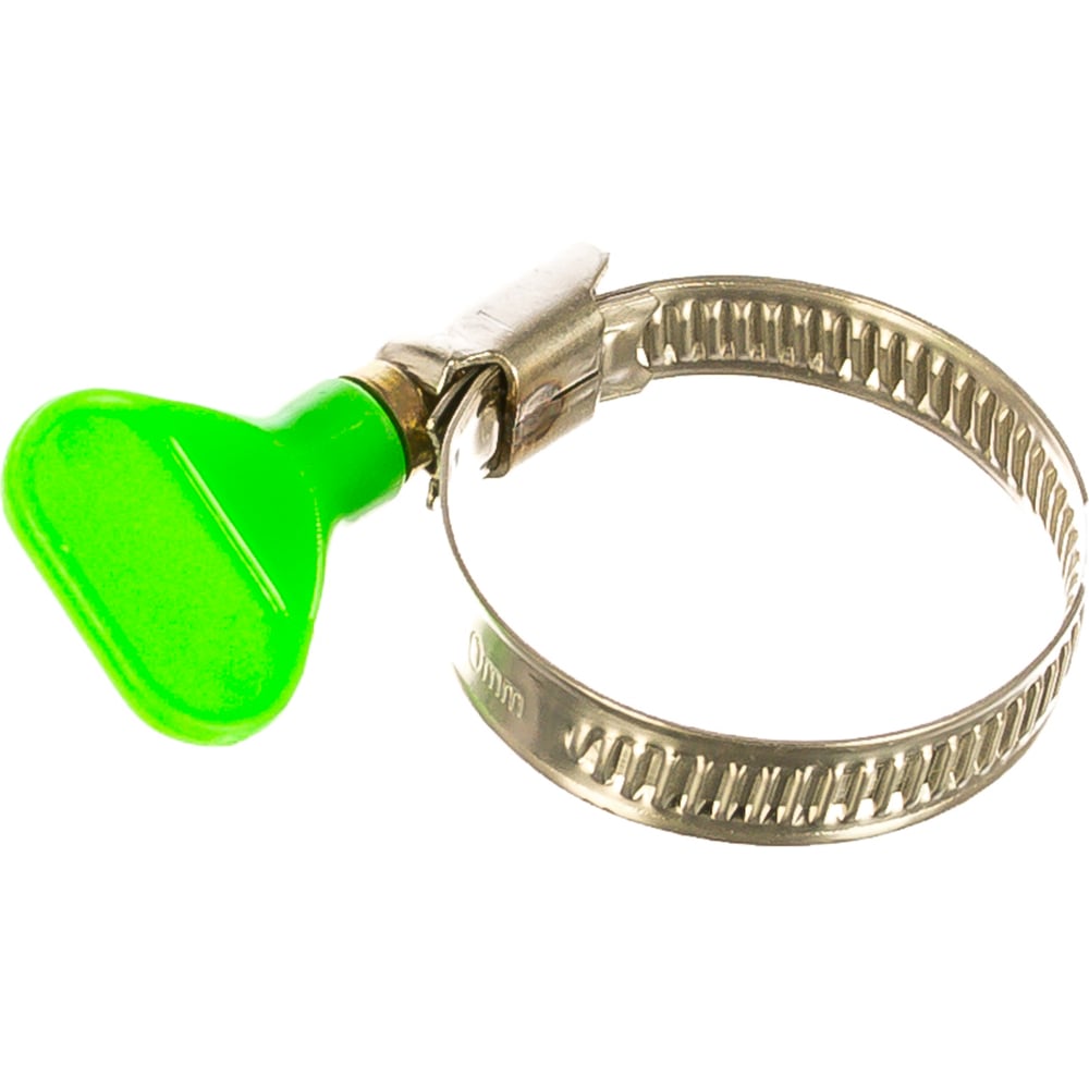 Обжимной хомут из нержавеющей стали Tech-Krep 25х40 с бабочкой 1шт ...