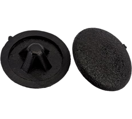 Заглушка Tech-Krep/Zitar для шуруп-стяжек PZ 7 мм черная 50 шт. пакет 108784