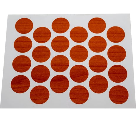 Заглушка Tech-Krep/Zitar самоклейка 18 мм ольха 24 шт. пакет 148106