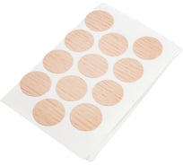 Заглушка Tech-Krep самоклейка 18 мм светлый дуб 24 шт. пакет 148108