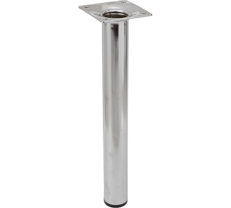 Ножка Tech-Krep металл, круглая, нерегулируемая, D30x250 мм, никель - накл. 152144