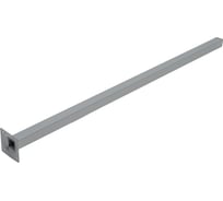 Ножка Tech-Krep металл, квадрат, нерегулируемая, 25x25x800 мм, серая - накл. 152132