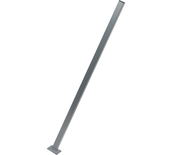 Ножка Tech-Krep металл, квадрат, нерегулируемая, 25x25x800 мм, серая - накл. 152132