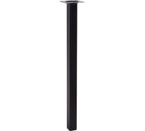 Ножка Tech-Krep металл, квадрат, нерегулируемая, 25x25x700 мм, черная - накл. 152133