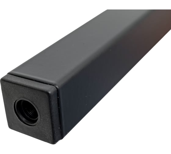 Ножка Tech-Krep металл, квадрат, нерегулируемая, 25x25x700 мм, черная - накл. 152133