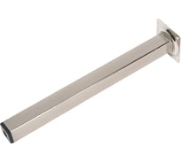 Ножка Tech-Krep металл, квадрат, нерегулируемая, 25x25x300 мм, никель- накл. 151273