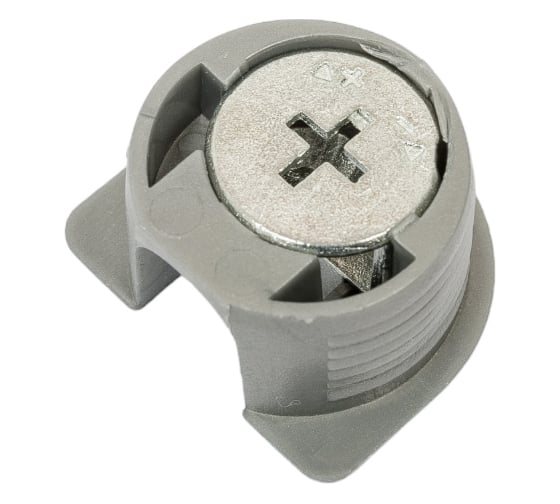 Эксцентриковая стяжка Tech-Krep/Zitar серая D20 мм 2 шт. пакет 153887