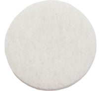 Фетровый самоклеящийся пункт Tech-Krep/Zitar D24 мм белый (12 шт.) - пакет 109154