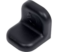 Крепежный уголок с пластиковой крышкой Tech-Krep/Zitar 20x28 черный 4 шт. пакет 148288