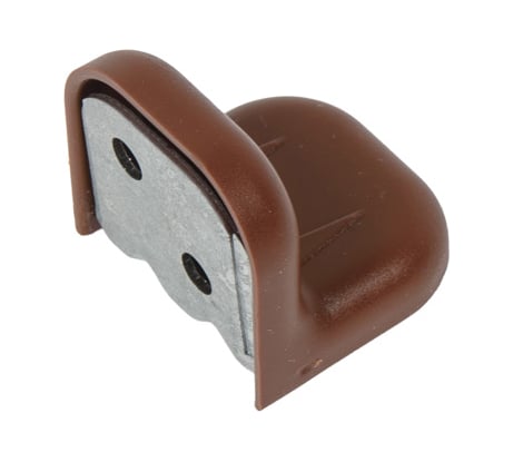 Крепежный уголок с пластиковой крышкой Tech-Krep/Zitar 20x28 темная вишня 4 шт. пакет 148281