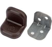 Крепежный уголок с пластиковой крышкой Tech-Krep/Zitar 20x28 венге 4 шт. пакет 148279