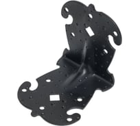 Уголок декоративный прямой усиленный Tech-Krep FRS 95-95-80 матовый черный - накл. 148339