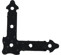 Уголок декоративный прямой плоский Tech-Krep FRS-110 мат. черный - накл. 148329