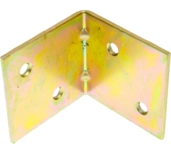 Широкий мебельный уголок Tech-Krep 40x40x40x2 мм, желтый накл. 148296