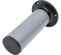 Ножка Tech-Krep металл, круглая, регулируемая, сверху, D50x150 мм, серая - накл. 152127