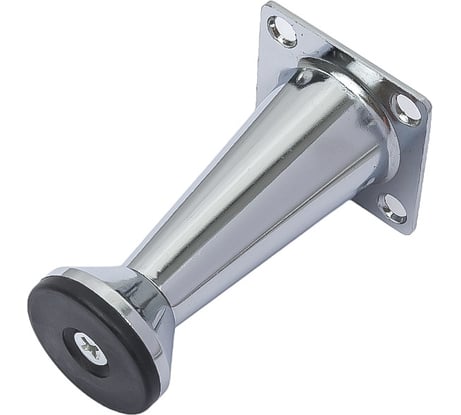 Ножка Tech-Krep металл, конус, регулируемая, Н80 мм, хром - накл. 148563