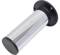 Ножка Tech-Krep металл, круглая, регулируемая, сверху, D50x150 мм, хром - накл. 148548