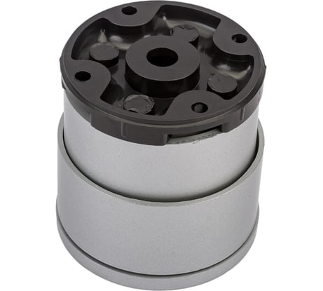 Ножка Tech-Krep пластик, круглая, регулируемая, сверху, D50x60 мм, матовый хром - накл. 148561