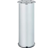 Ножка Tech-Krep алюминий, круглая, регулируемая, D50x80 мм, матовый хром - накл. 148552