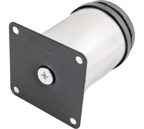 Ножка Tech-Krep металл, круглая, регулируемая, D50x80 мм, сталь - накл. 152149
