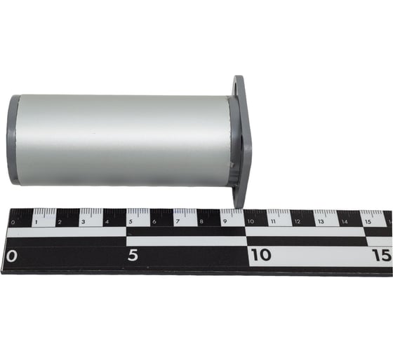 Ножка Tech-Krep алюминий, круглая, регулируемая, сверху, D40x100 мм, матовый хром - накл. 127772