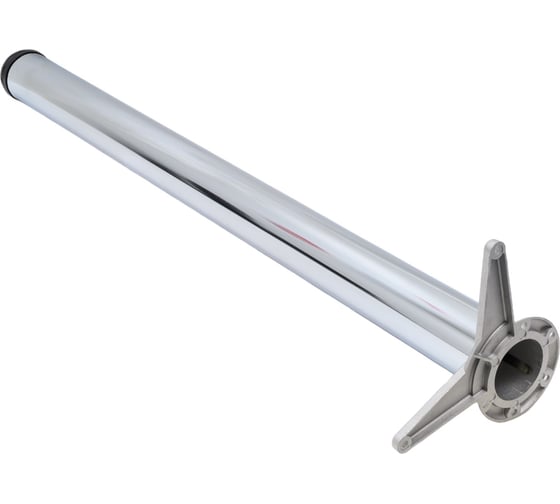 Ножка Tech-Krep металл, круглая, регулируемая, D60x820 мм, хром - накл. 127490