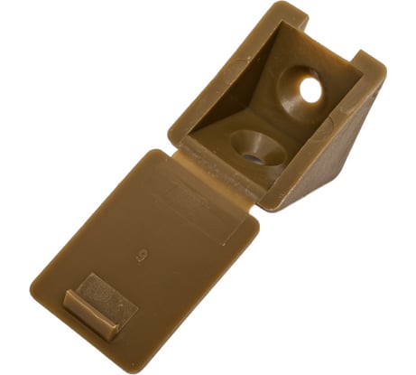 Мебельный уголок с шурупом Tech-Krep/Zitar орех 4 шт. пакет 108987