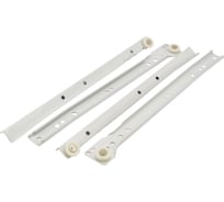 Роликовые направляющие Tech-Krep 300 мм белый комплект 142536