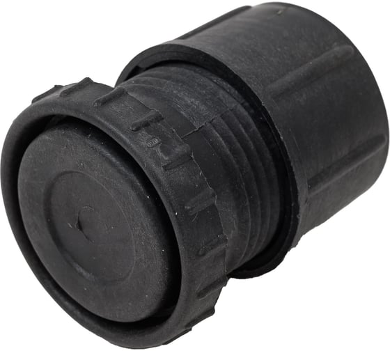 Регулируемый пластиковый подпятник для трубы Tech-Krep/Zitar D50 мм, черный 1 шт. пакет 148546