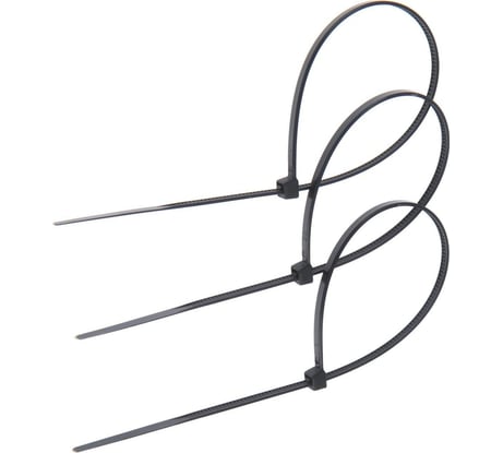 Нейлоновый хомут ТУНДРА для стяжки, 2.5x200 мм, 100 шт. 1112938