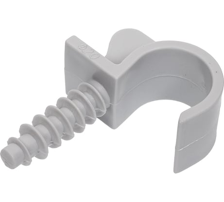 Универсальная крепеж-клипса Рувинил для трубы 20 мм, 50 шт. К01120У