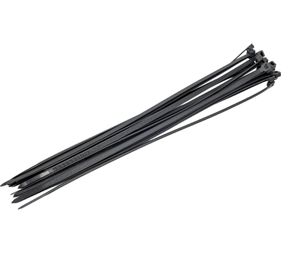 Комплект пластиковых хомутов PATRON 4.8x300 мм, 100 шт, нейлон, черные P48300B