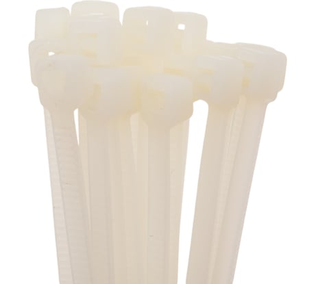 Комплект пластиковых хомутов PATRON 3.6x300 мм, 100 шт, нейлон, белые P36300W