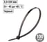 Хомут TDM ELECTRIC 3.6x200 мм, морозостойкий, черный, 100 шт. SQ0515-1106 2