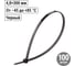 Хомут TDM ELECTRIC 4.8x300 мм, морозостойкий, черный, 100 шт. SQ0515-1110 2