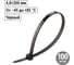 Хомут TDM ELECTRIC 4.8x200 мм, морозостойкий, черный, 100 шт. SQ0515-1108 2