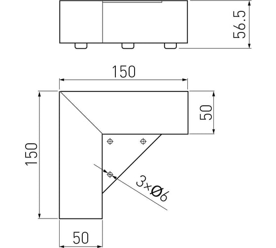 Ножка GTV MDN941 хром NM-MDN941-01